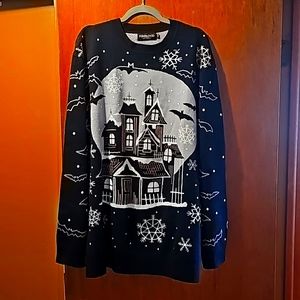 Foxblood Haunted Snow Globe Sweater